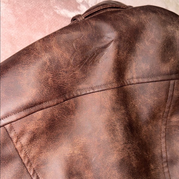 I.AM.GIA AROX JACKET Dark Brown faux leather Jacket size XXS SOLD OUT IN STORES - Picture 14 of 17